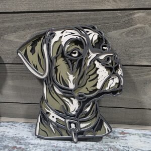 American Bulldog wall decor
