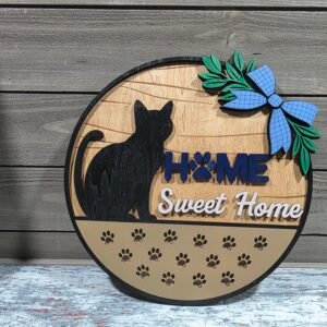 Home Sweat Home (cat) Wall Decor