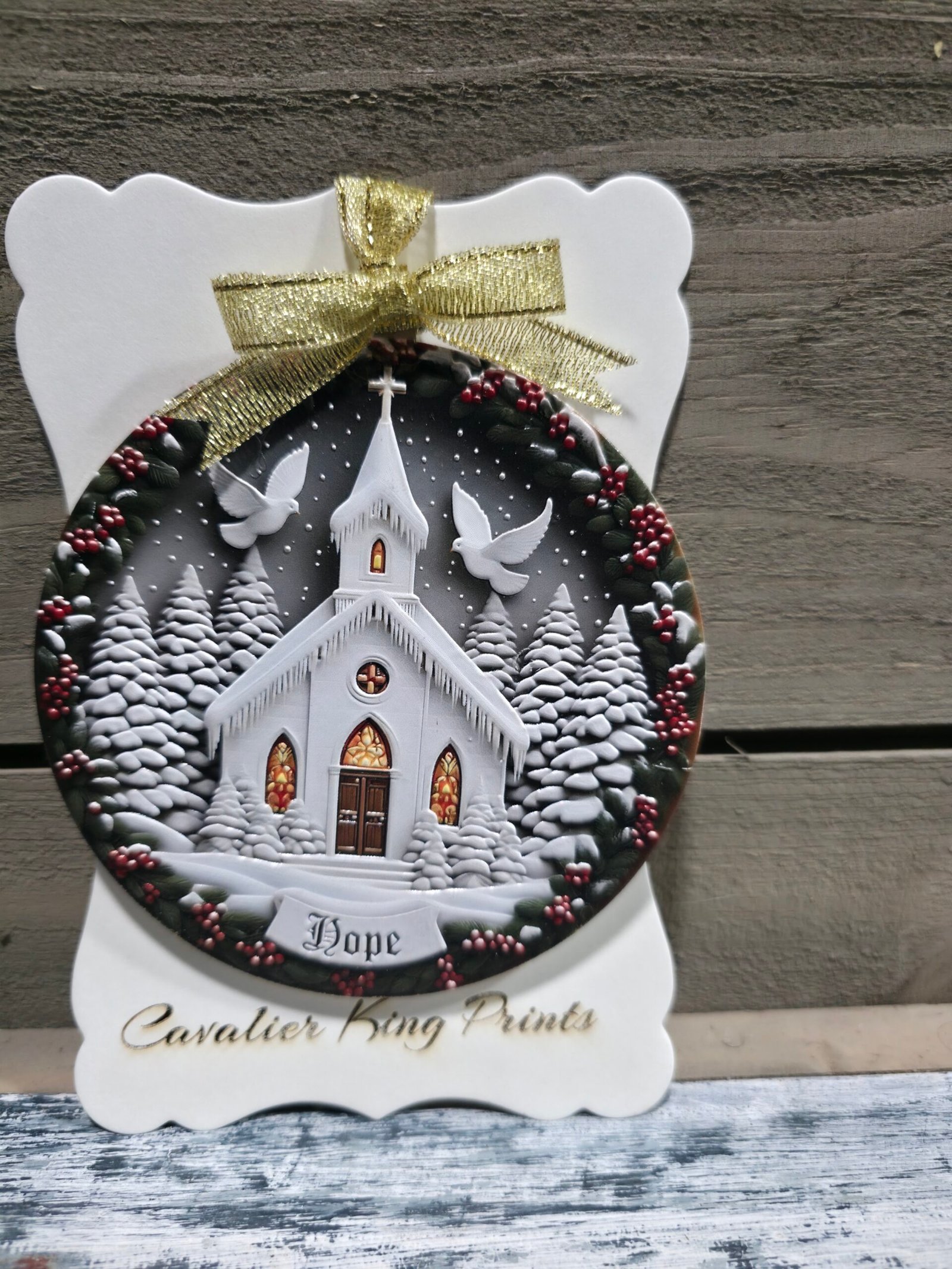 Church (Hope) Ornament